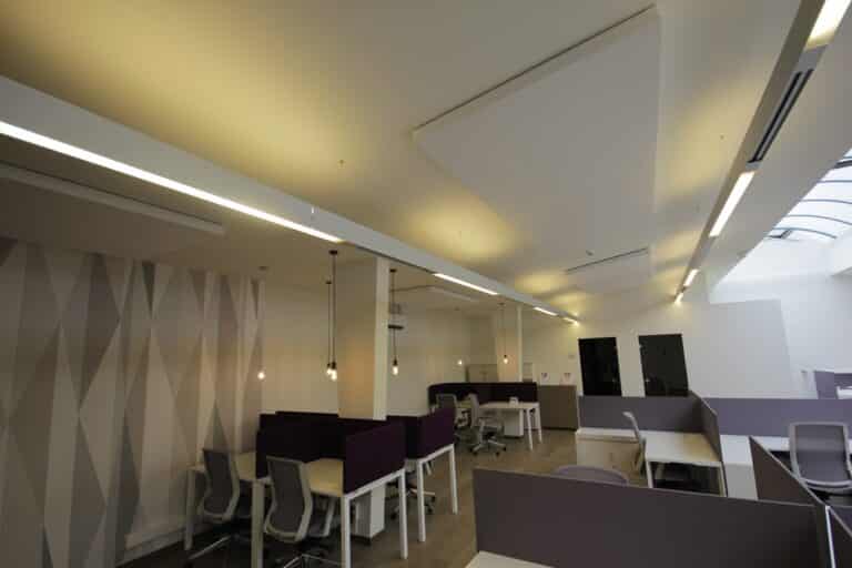 MADE IN ACOUSTIC - • Regus: manufacture and installation of sound-absorbing panels for offices