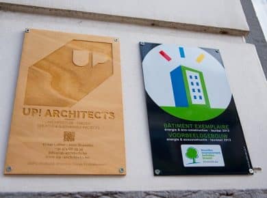 UP! architects - Zeer lage-energierenovatie en uitbreiding van een oud arbeidershuis