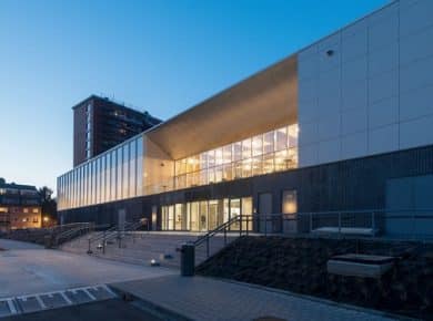 Sportcentrum Jette Foto©Marc Detiffe / LD2 Architecture