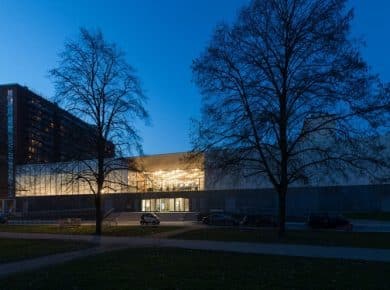 Sportcentrum Jette Foto©Marc Detiffe / LD2 Architecture