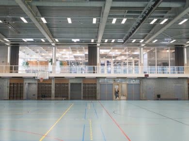 Sportcentrum Jette Foto©Marc Detiffe / LD2 Architecture