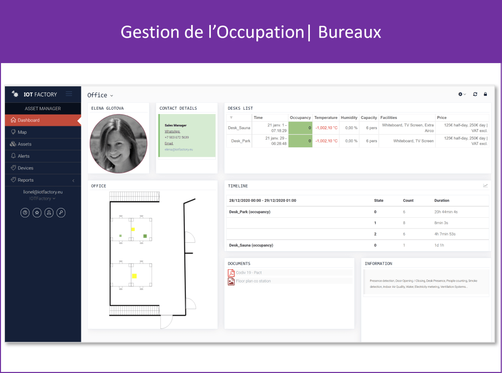 Monitoring de la Qualité de l'Air Intérieur - IOT Factory