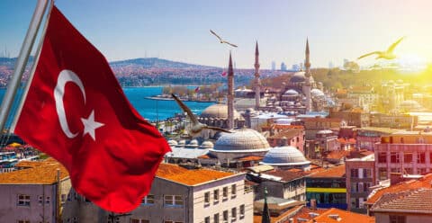 istanbul the capital of turkey, eastern tourist city.