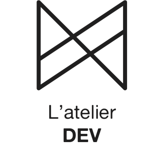 latelier dev logo & title